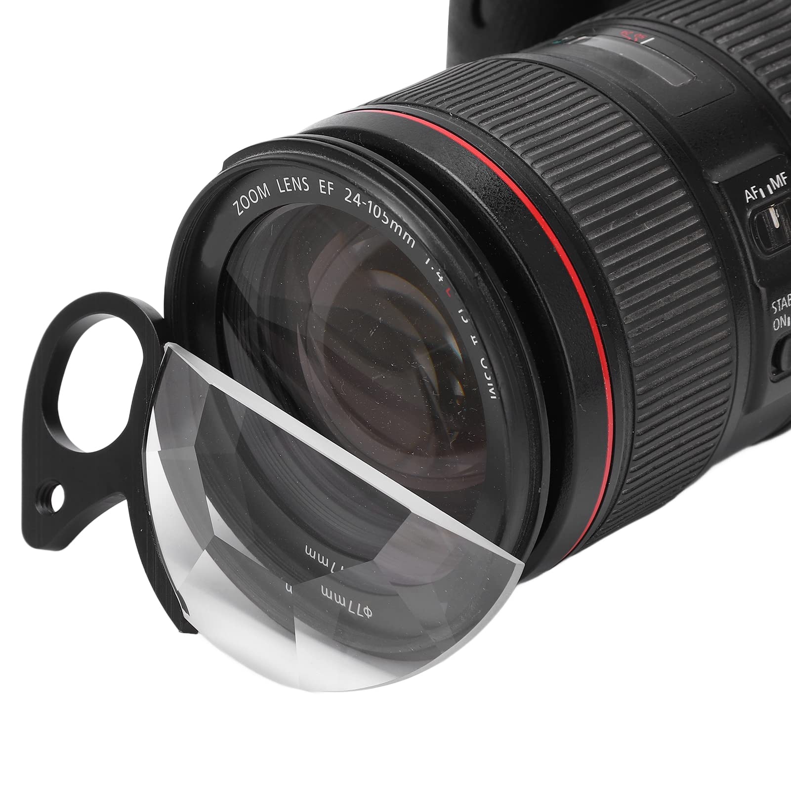 79mm Kalejdoskop Szklany Pryzmat Filtry Aparatu Filtr Aparatu Filtr Efektów Specjalnych Ręczny Półokrągły Filtr Kalejdoskopowy Optyczny Szklany Pryzmat Filtr Efektów Specjalnych Akcesoria do Lustrzane