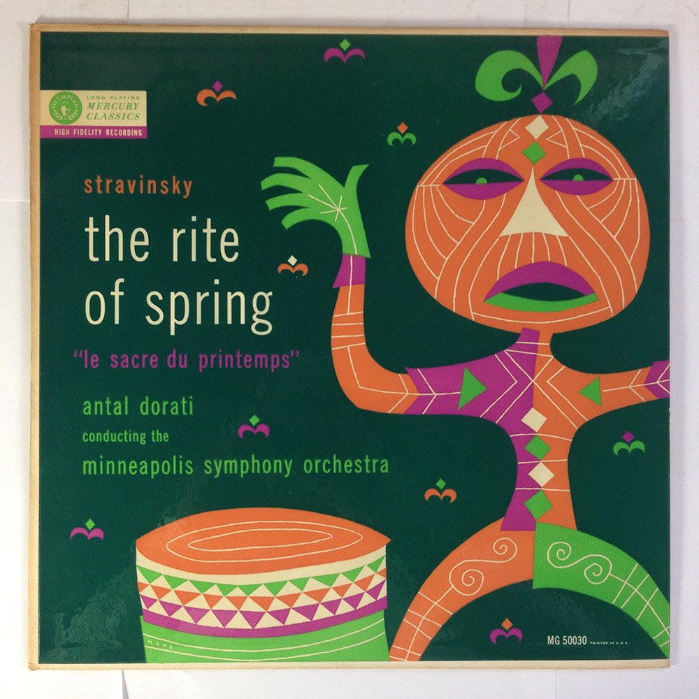 Stravinsky: Le Sacre Du Printemps (The Rite Of Spring) Pictures from Pagan Russia In Two Parts, Antal Dorati Conducting The Minneapolis Symphony