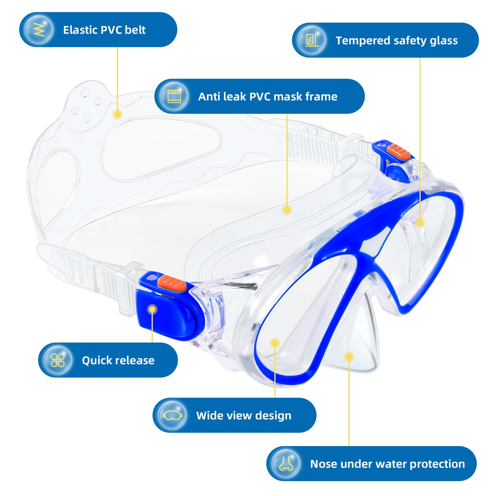Ameisenkeks Kinder-Schnorchel Ab 6 Jahre - 35 Cm Schnorchel Mit Weichem Silikon-Mundstück