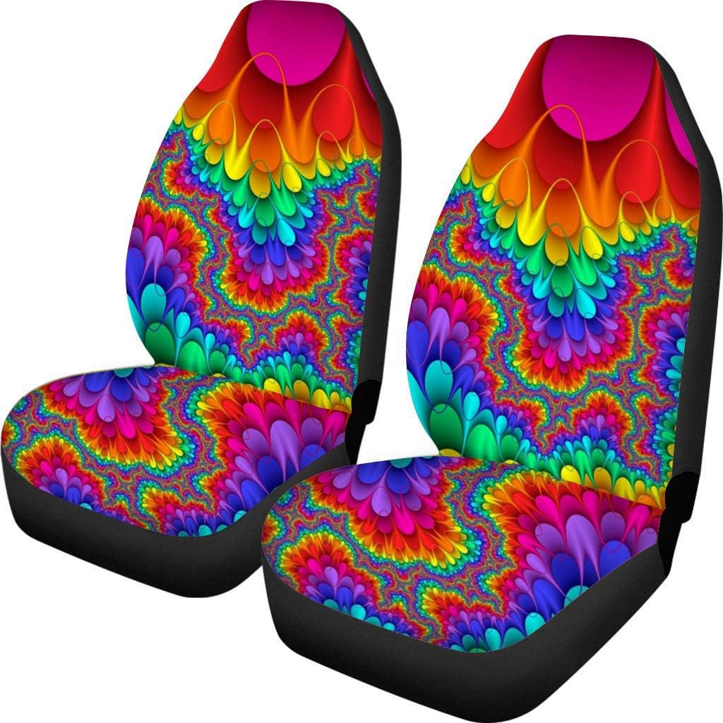 rainbow seat covers