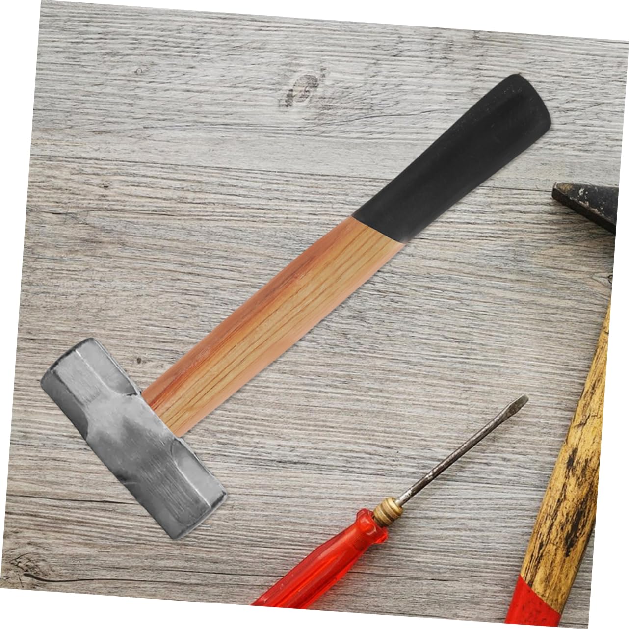 2 Pezzi Manico per Martello in Legno Resistente 800g Sostituzione Maniglia per Martello da Muratore Accessorio Utensile Manuale per Lavori Edili e Fai-da-te