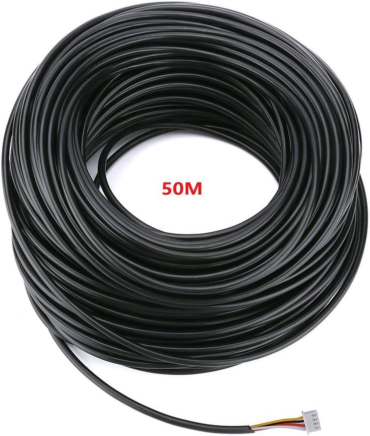 MAOTEWANG 50M 2.544 core 4 Wire Cable for Video intercom/Video Door Phone doorbell Cables/Wired Intercom Cable