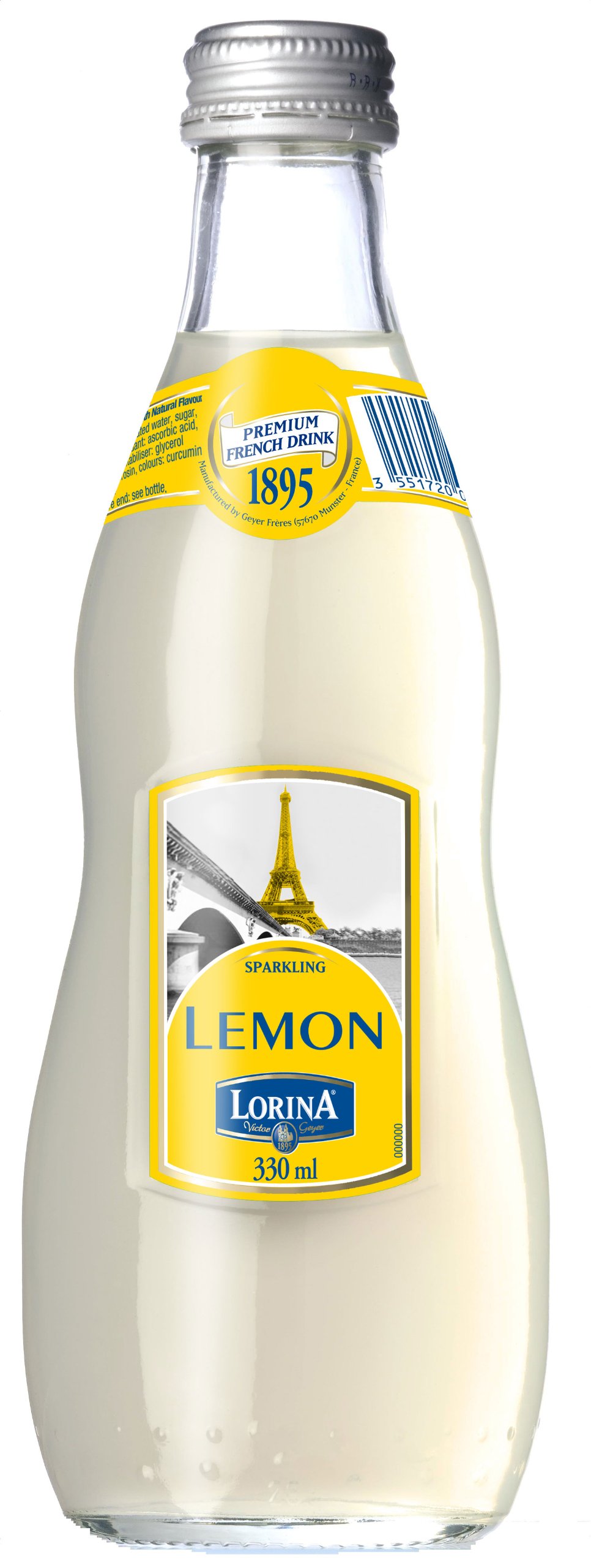 Lorina, Sparkling Lemonade +CRV, 11 Ounce