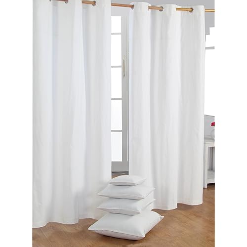 White Eyelet Curtains Amazon Co Uk
