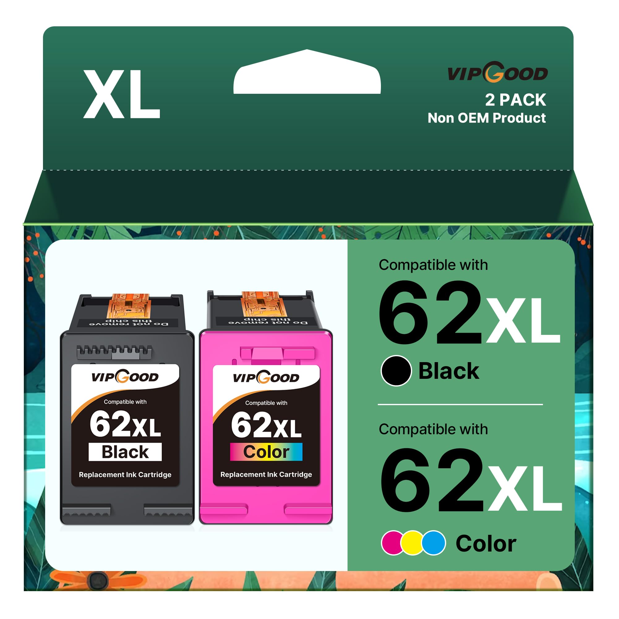 HALLOLUX 62 Cartuchos De Impresora 62 XL Multipack Cartuchos De Tinta