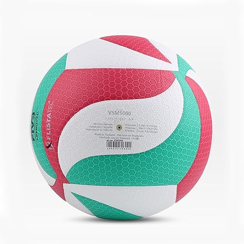Miniatura 3 de Molten - Voleibol estándar tamaño 5 para entrenamiento de competición para estudiantes de voleibol FIVB-V5M5000, V5M1500, V5M2700, V5M4000, V5M4500