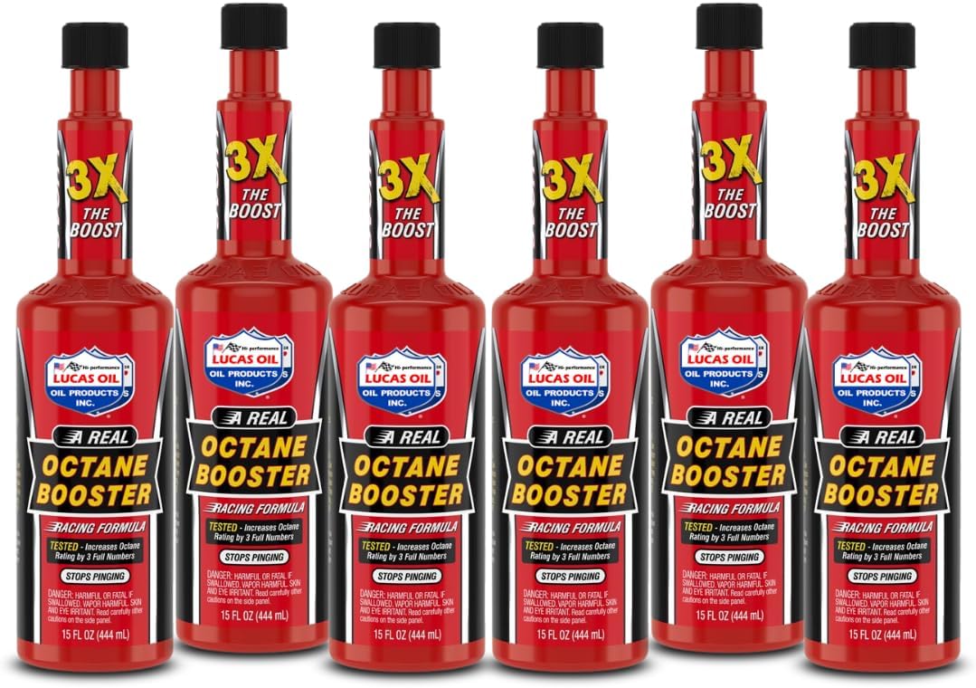 High-Performance Fuel Additive for Turbo & Carbureted Engines 10026-15 oz Octane Booster | 6 Pack