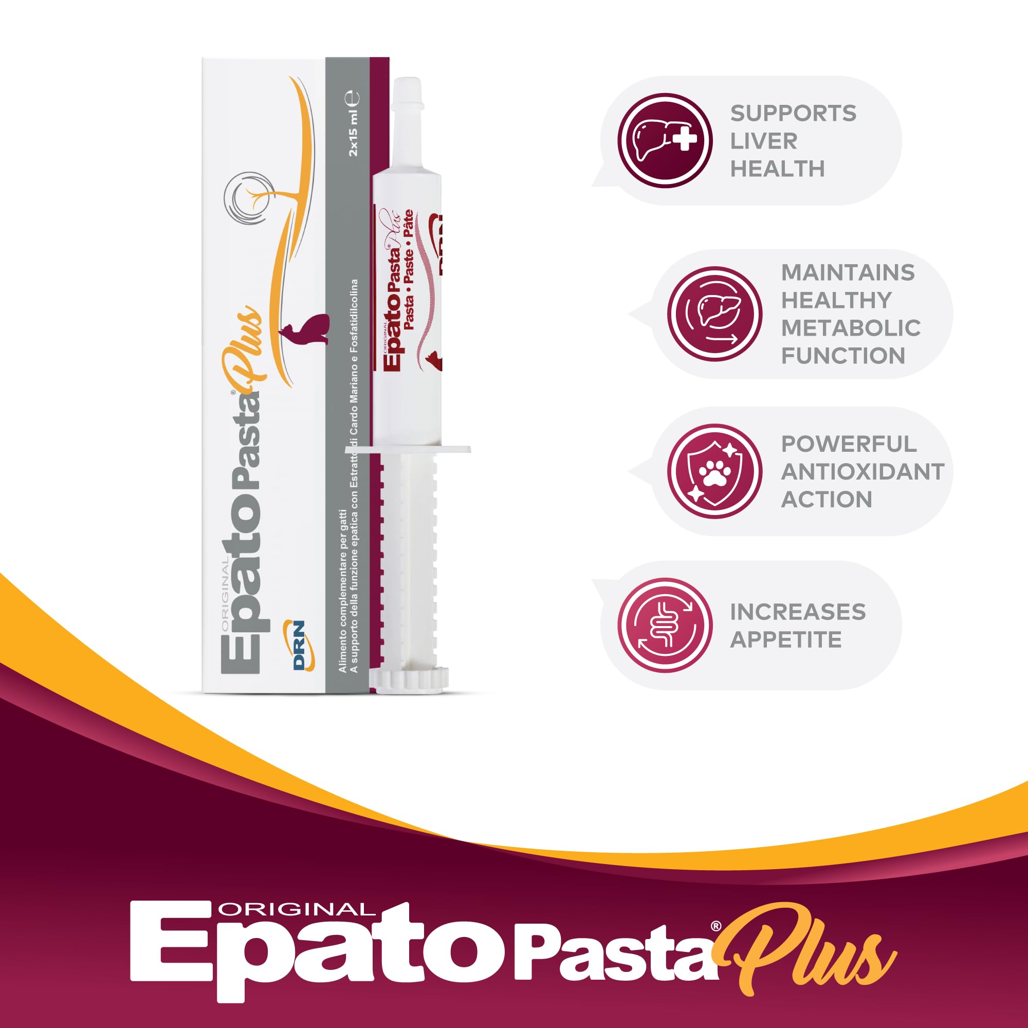 Epato Pasta Plus – Pasta Appetibile per Cani e Gatti – Supporto Quotidiano per la Funzione Epatica e il Comfort Digestivo