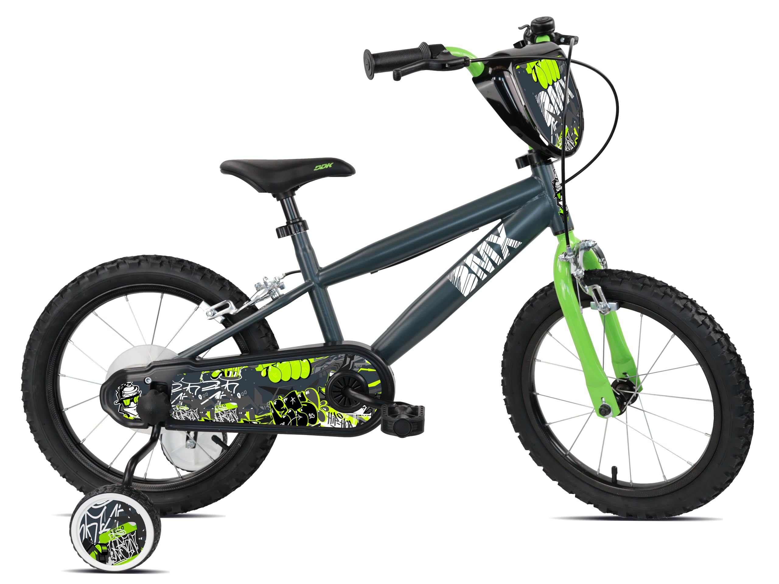 BICICLETTA PER BAMNINI DAI 3 AI 5 ANNI CON TELAIO BMX CON STABILIZZATORI LATERALI. MADE IN ITALY. MISURA 14 POLLICI