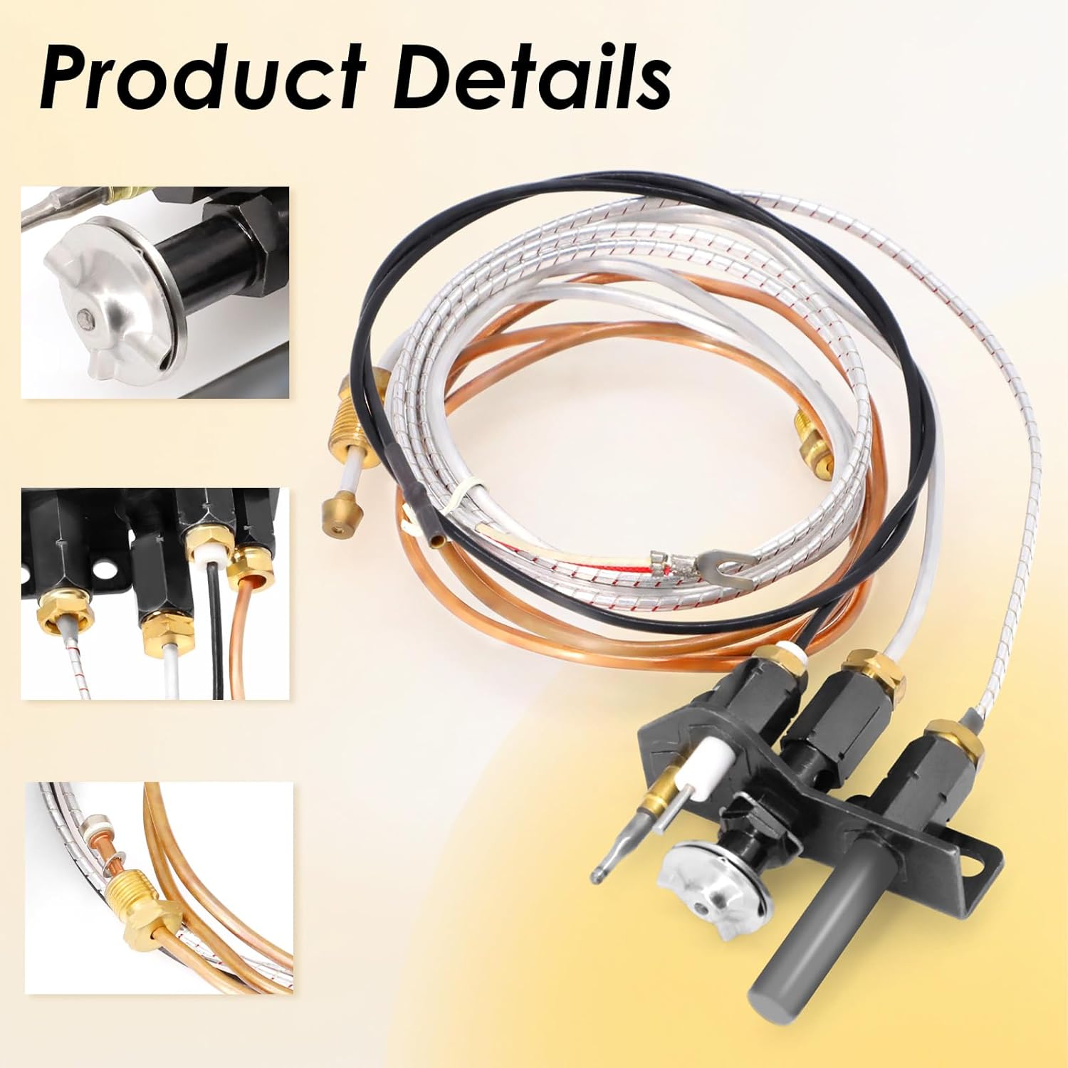 Propane Gas Pilot Assembly Kits 69L18 for Lennox Elite, Merit, Superior, IHP, Astria Direct Vent Fireplaces & Stoves, 69L1801, 108084-03 Pilot Assembly Replacement Parts