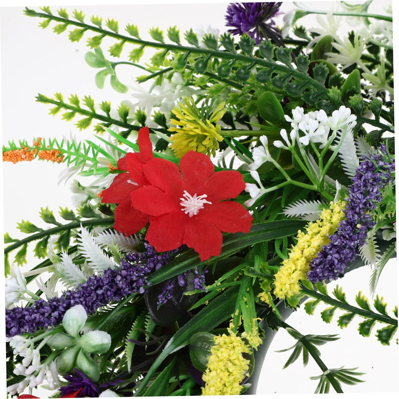 Alipis 2 Stück Künstlicher Türkranz aus Wildblumen Dekorative für Drinnen Draußen für Eingang und Feste Langlebig und Pflegeleicht