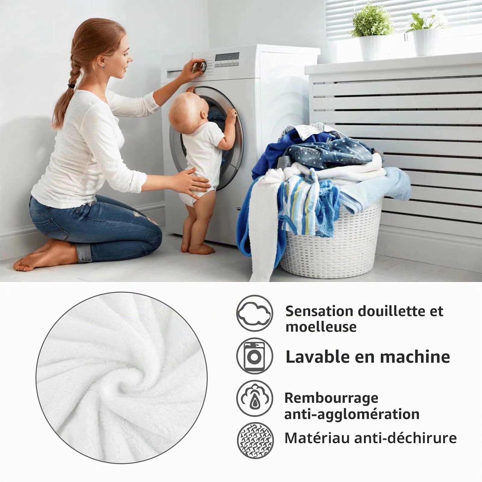 Couverture Polaire 220x240 Adulte Loup Animal Noir, Moelleuse Plaid Canape Polaire en Microfibre pour Canapé et Lit, Plaid Couverture Lit 2 Personnes en Flanelle Douce et Chaude