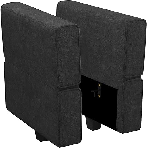 Miniatura 50 de Belffin Sofá seccional modular de tela Apoyabrazos Respaldo Módulo Sofá Parte Seccional Lateral Apoyabrazos/Respaldo Pavo Real Azul Azul pavo