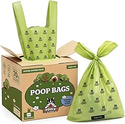 Pogi Dog Poop Bags with Handles - Leak-Proof, Large, Fresh Scent - 900 Bags
