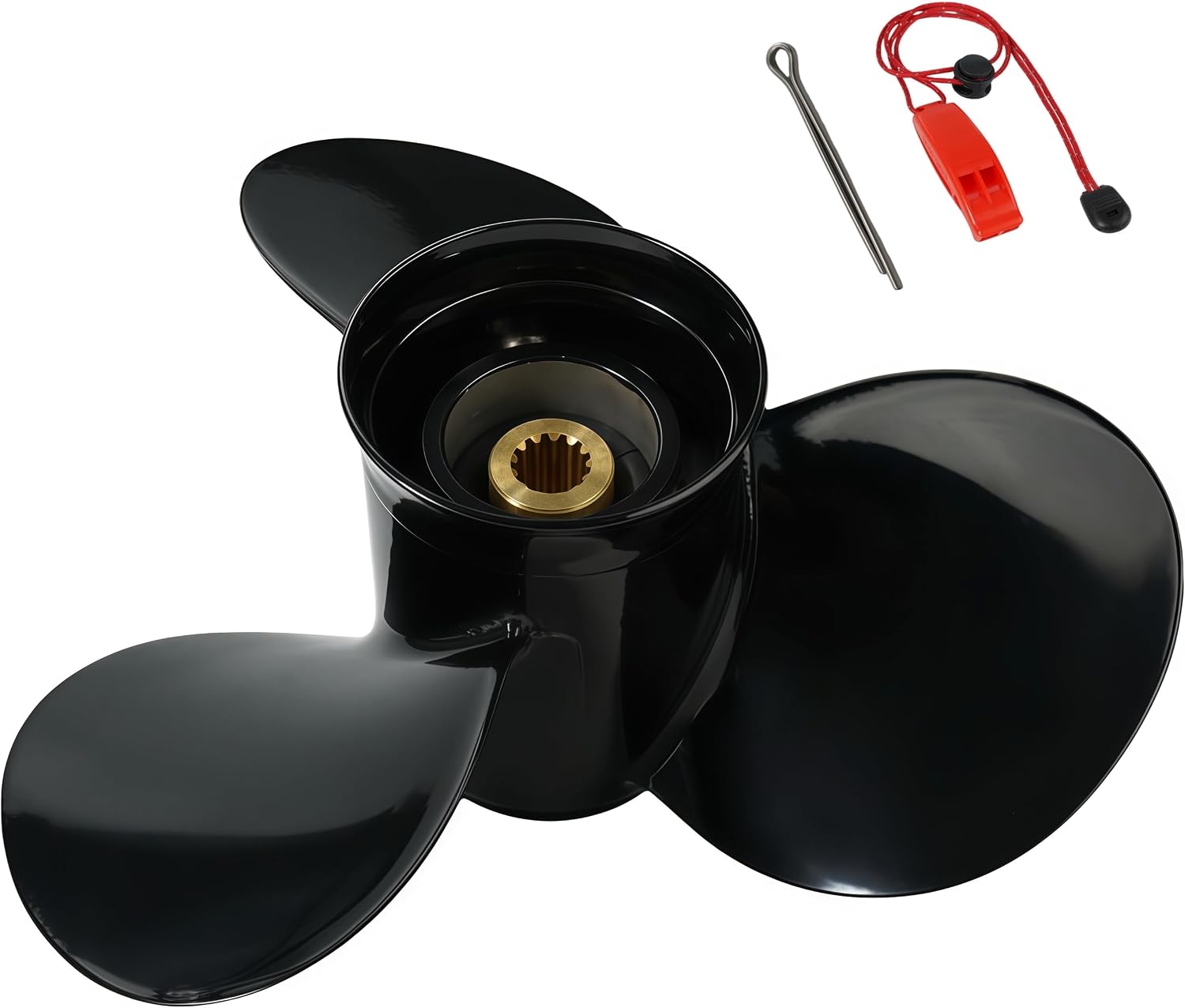 14x13 Propeller for Suzuki 13 Tooth Propeller DF60/DF70/DT75/DT85/DT90/DT100/DT115/DT140 OEM Upgrade Aluminum Outboard Propellers,Rh
