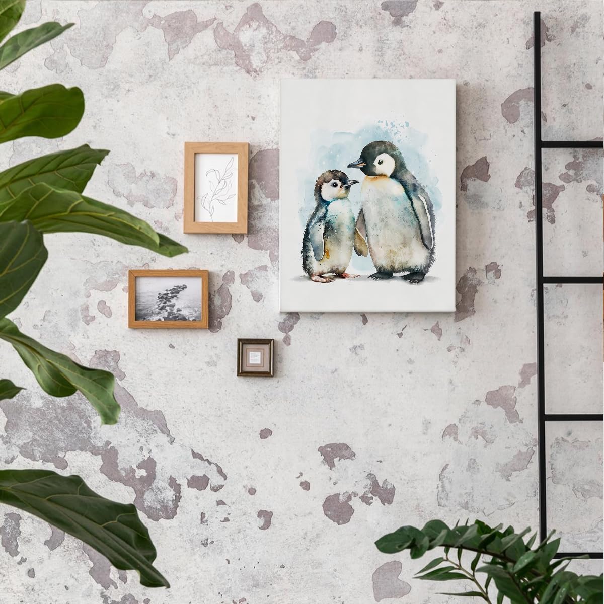 画材 Penguin Bib Penguin with Wood Stand – BKV Decor
