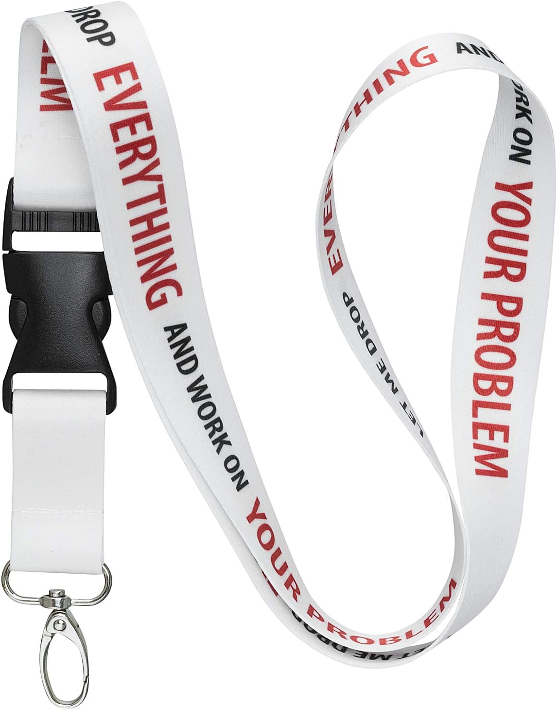 Office Funny ID Key Badges Holder Lanyard (Drop)