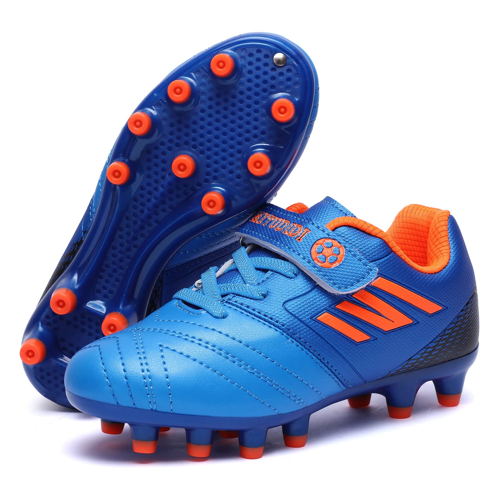 Zapatillas de Fútbol Niño Football Shoes Niña Botas de Fútbol FG/AG Libre Atletismo Zapatos de Entrenamiento Unisex 28-37