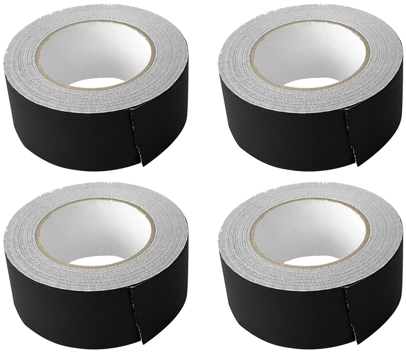 Rockville (4) Rolls Pro Audio/Stage Wire Rock Gaff Black Gaffers Tape 2
