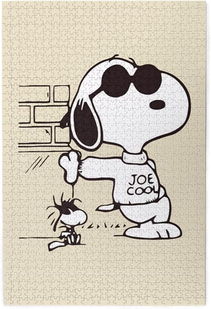 Snoopy スヌーピー ジグソーパズル アニメ 500ピース 1000ピース 大人用 Salenew大人気 子供用 木製 ラージピース パズル 漫画 寝室の飾り付け ピクチュアパズル 子ども向けパズル キャラクター フレームなし 部屋飾り プレゼント 参考ポスター付き ギフト 脳を鍛える