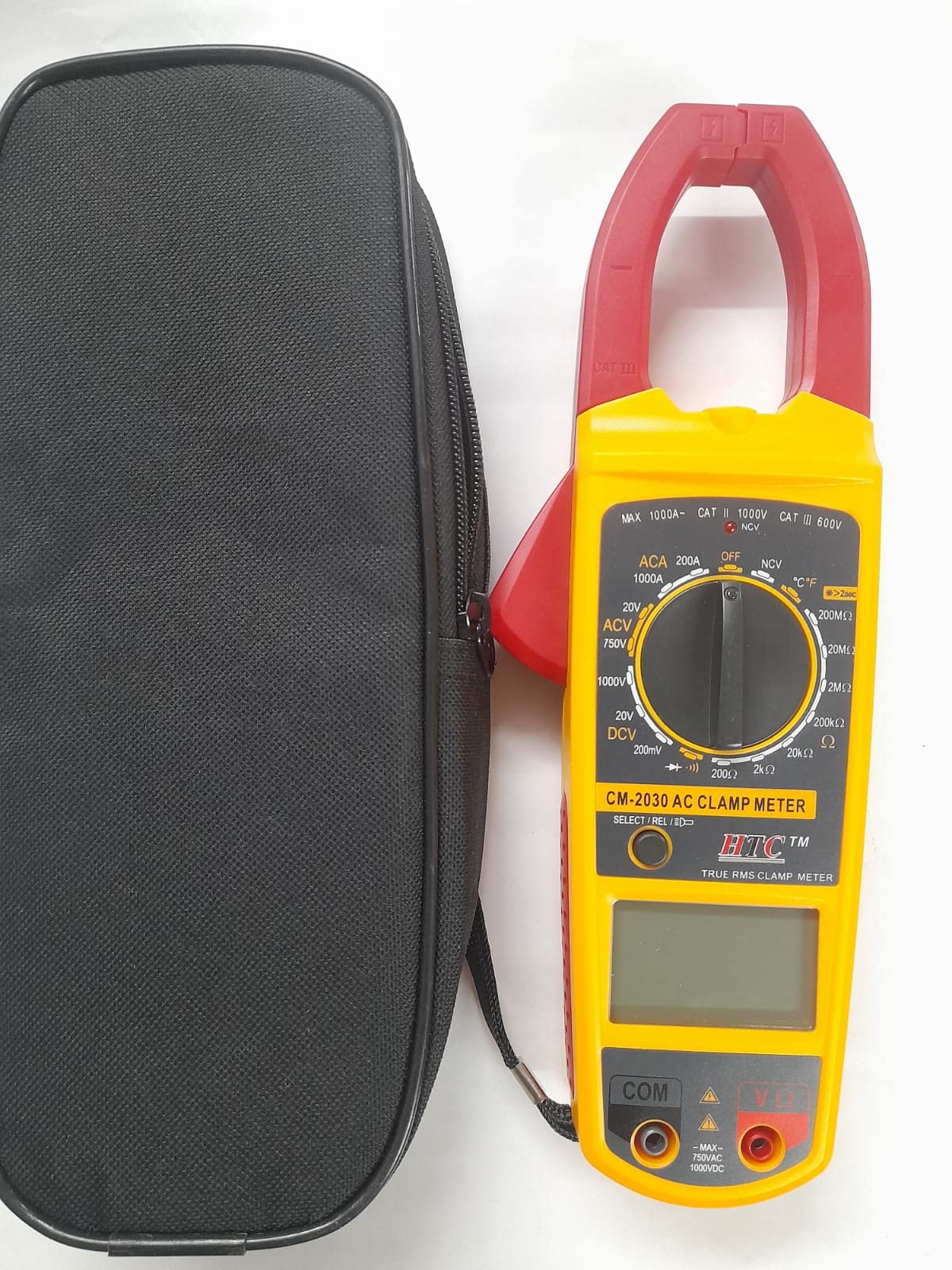 Rytee Sales HTC Digital AC Clamp Clip-on Meter 1000A Tester , Multicolour - Image 5 thumbnail