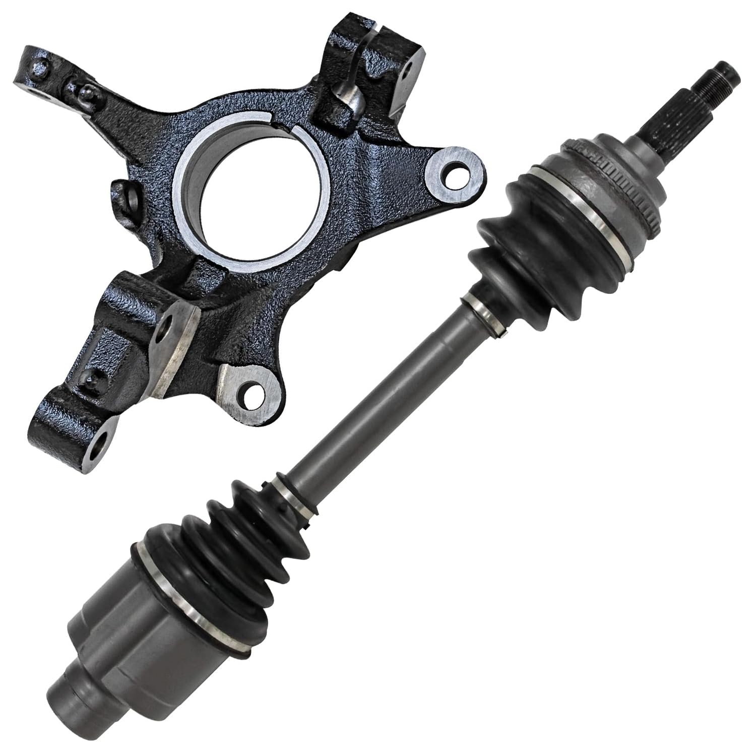 Detroit Axle - AWD Front Right Steering Knuckle CV Axle Assembly