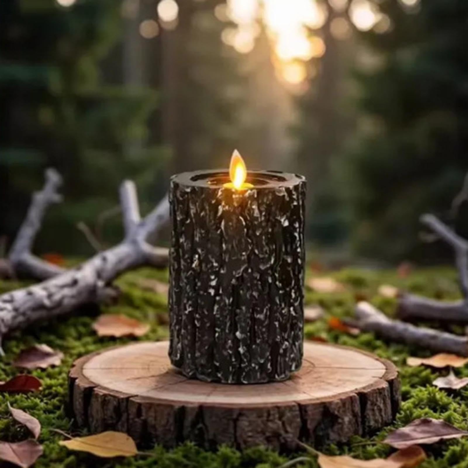 Candele a pilastro senza fiamma, decorazione a LED tremolante con timer remoto, candele decorative per interni, per finestre, camino, doccia, autunno, feste di nozze, casa e interni