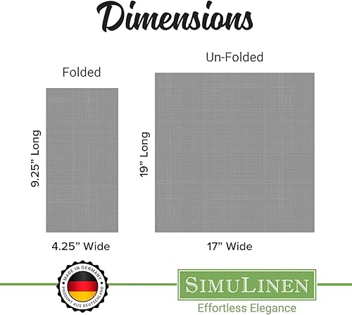 Miniatura 7 de Servilletas de la marca Simulinen para cenas decoración de tacto similar a la tela y desechables elegantes y duraderas suaves y absorbentes con