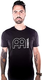 Meinl Cymbals Hollow Logo T-Shirt, Black, Small (S77-S)