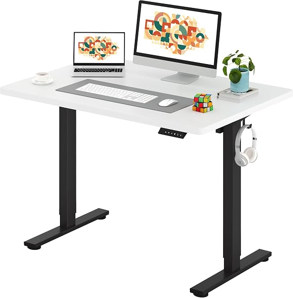 SANODESK 1'' Thick One-Piece 48 x 30'' Height Adjustable Standing Desk