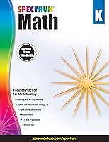 Algopix Similar Product 3 - Spectrum Kindergarten Math Workbooks