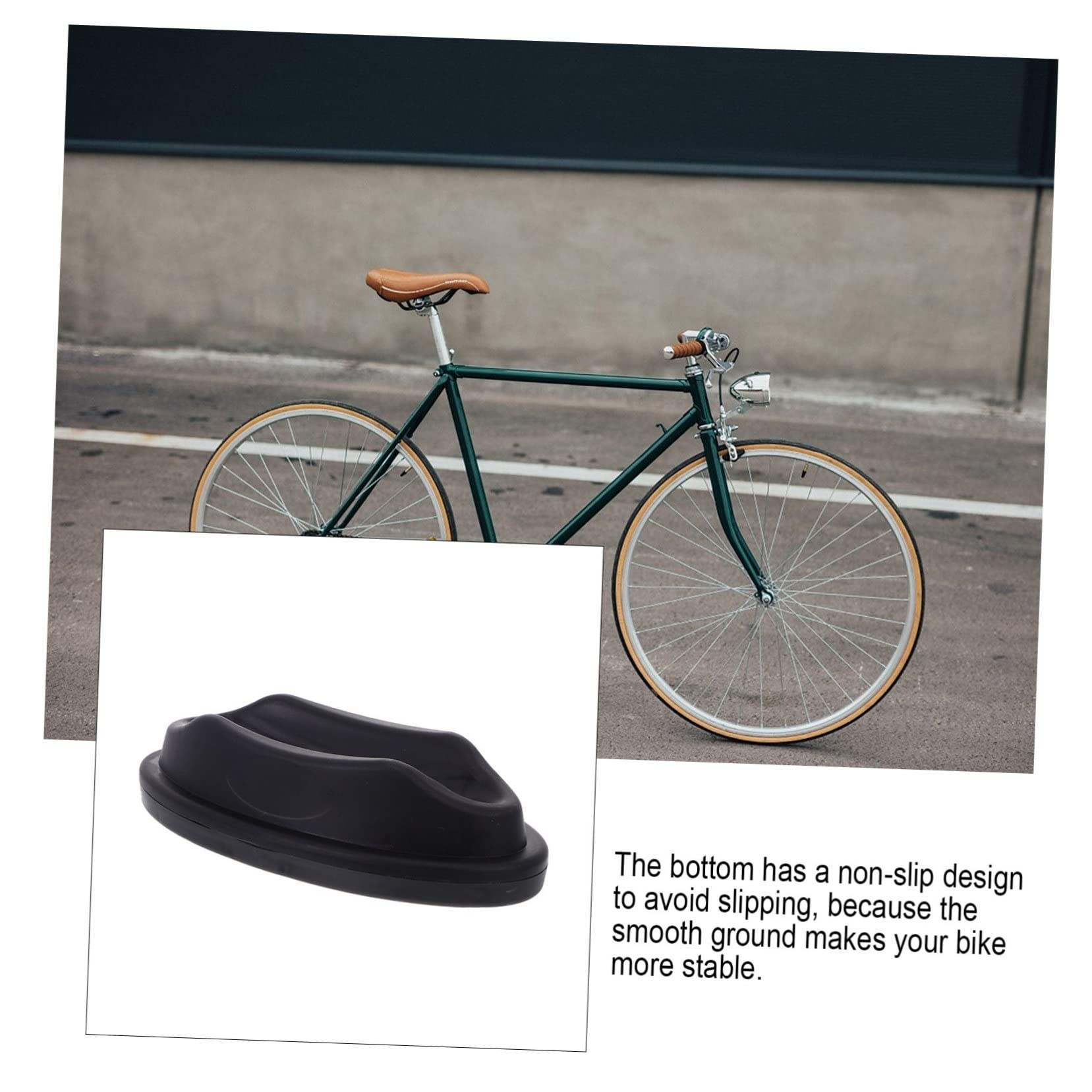 KICHOUSE Enhanced Stability Plastic Front Wheel Riser Blocks Bike Wheel Stabilize for Se Bike Accessories