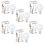 Bajaj Ivora HB LED Lamp 9W | Cool Day Light-6500K B22 | IR Free | UV Free | EnvIRonment Friendly‎ | Energy Efficient | 3.5 KV Surge Protection | Open CIRcuit Protection (Pack Of 6) | 1 Yr Warranty |