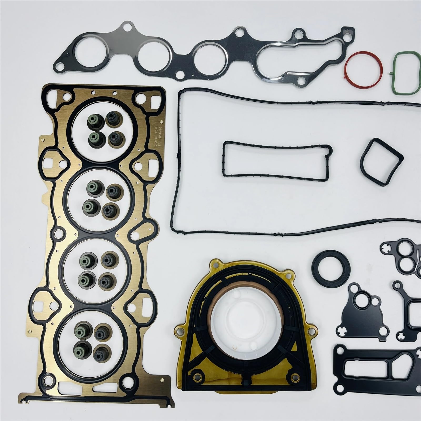 Zestaw uszczelek silnika 3S4G-6013-AC Zestaw uszczelek do remontu silnika pasujący do uszczelki silnika Ford Focus 1.8 Uszczelka pokrywy zaworu Zestaw Uszczelek Silnika