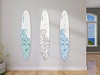 Vista 5 de Headwaters Studio Tabla de crecimiento de tabla de surf, decoración de tabla de surf de madera, tabla de crecimiento de bebé pequeña tabla