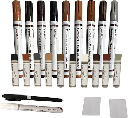 Kit de reparación de muebles con marcadores de madera (21 marcadores)