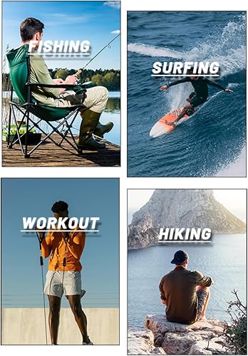 Miniatura 6 de MAGCOMSEN - Camisas de manga larga para hombres UPF 50+ Protección UV contra el sol, camisas atléticas para senderismo, correr, entrenamiento,