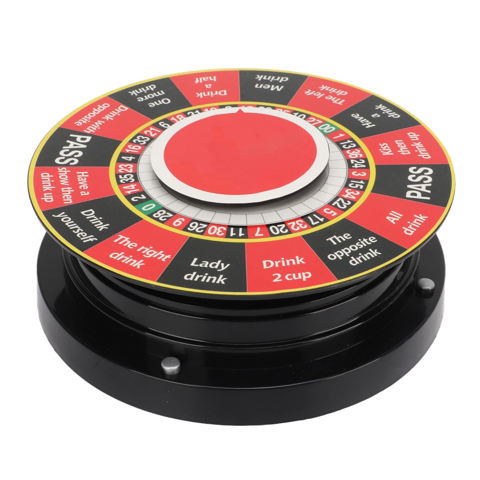 Leapiture Prize Wheel Roulette Wheels Spinning Prize Wheel Electric Roulette Game Wheel for Bar Parties