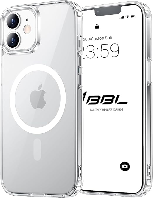 Babilden iPhone 11 için Kılıf Kamera Korumalı Magsafe Wireless Şarj Özellikli Şeffaf Kılıf