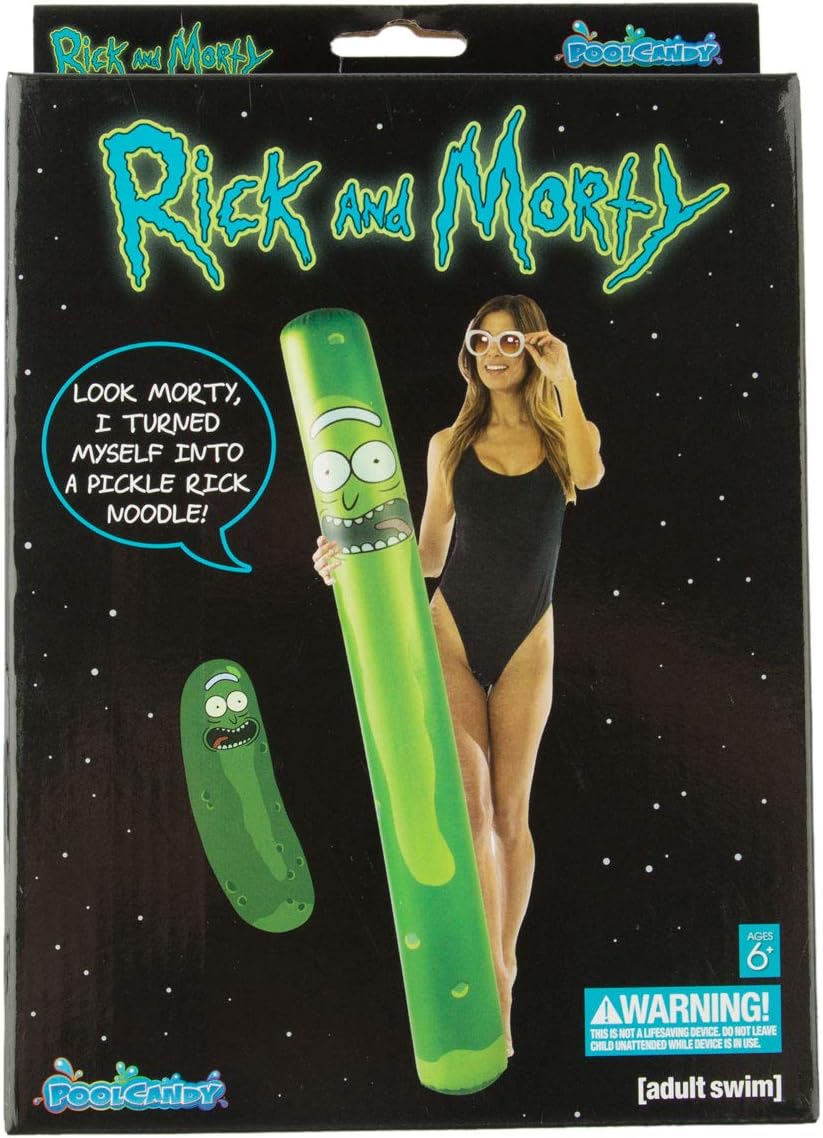 Poolcandy Rick and Morty Pickle Rick Giant Super Noodle
