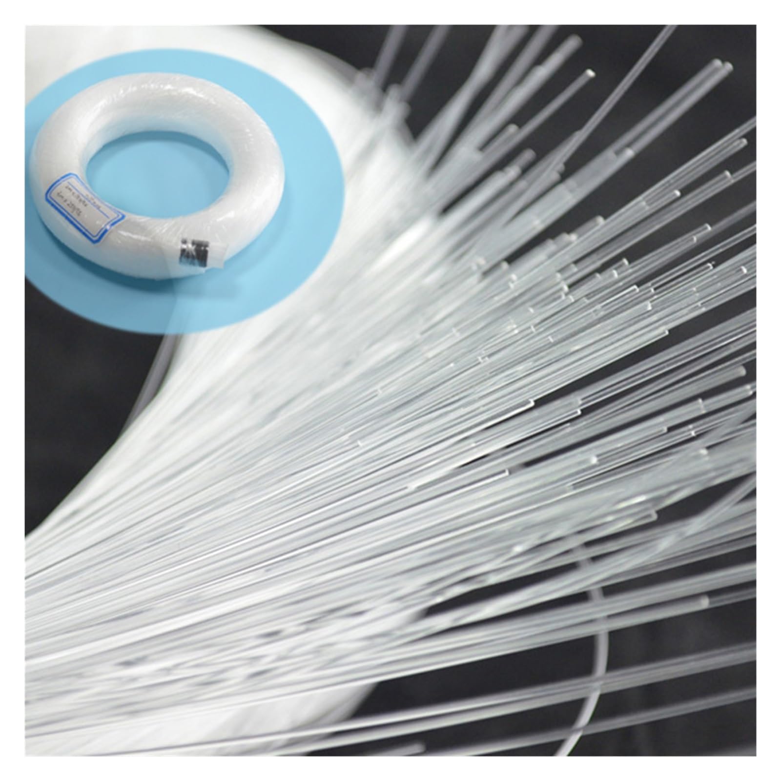 Oświetlenie Wnętrza Samochodu Kabel Światłowodowy End Glow 0.75mm 350 Szt. 2M Plastikowy Optyczny PMMA Do Sufitu Gwiezdnego Nieba Wszelkiego Rodzaju Sterownik Silnika Światła LED