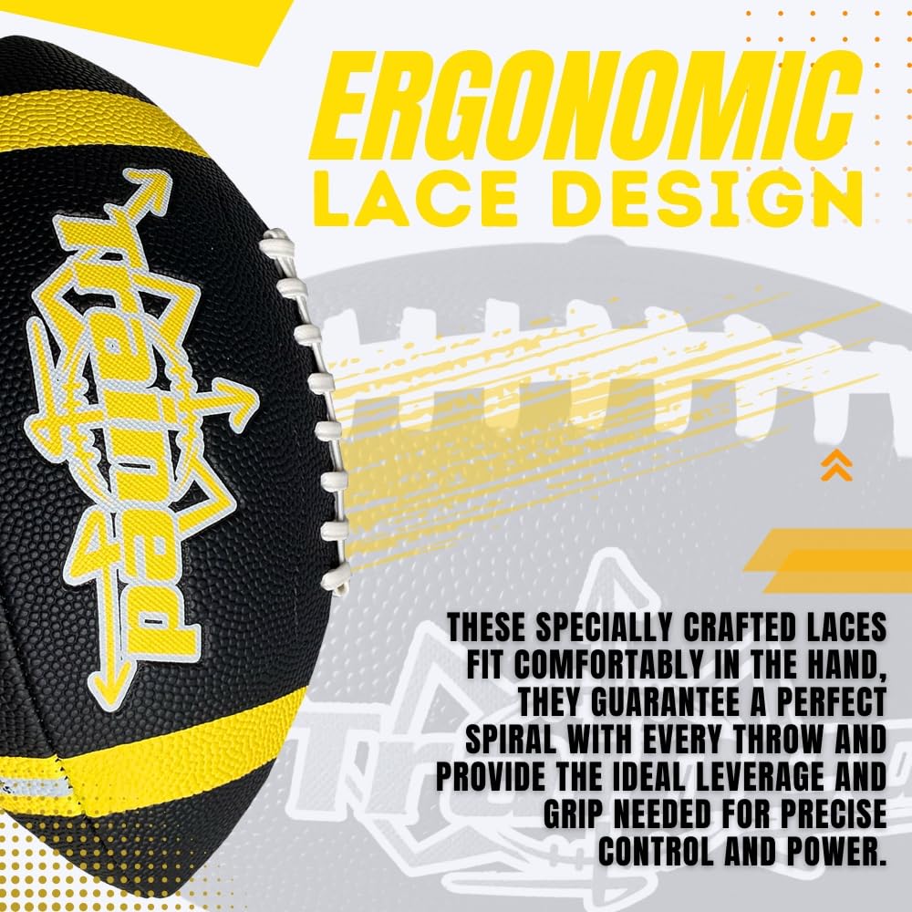 Peewee Size Football with Running Routes – Flag Football Ball for Kids | Playbook Diagrams & Youth Training