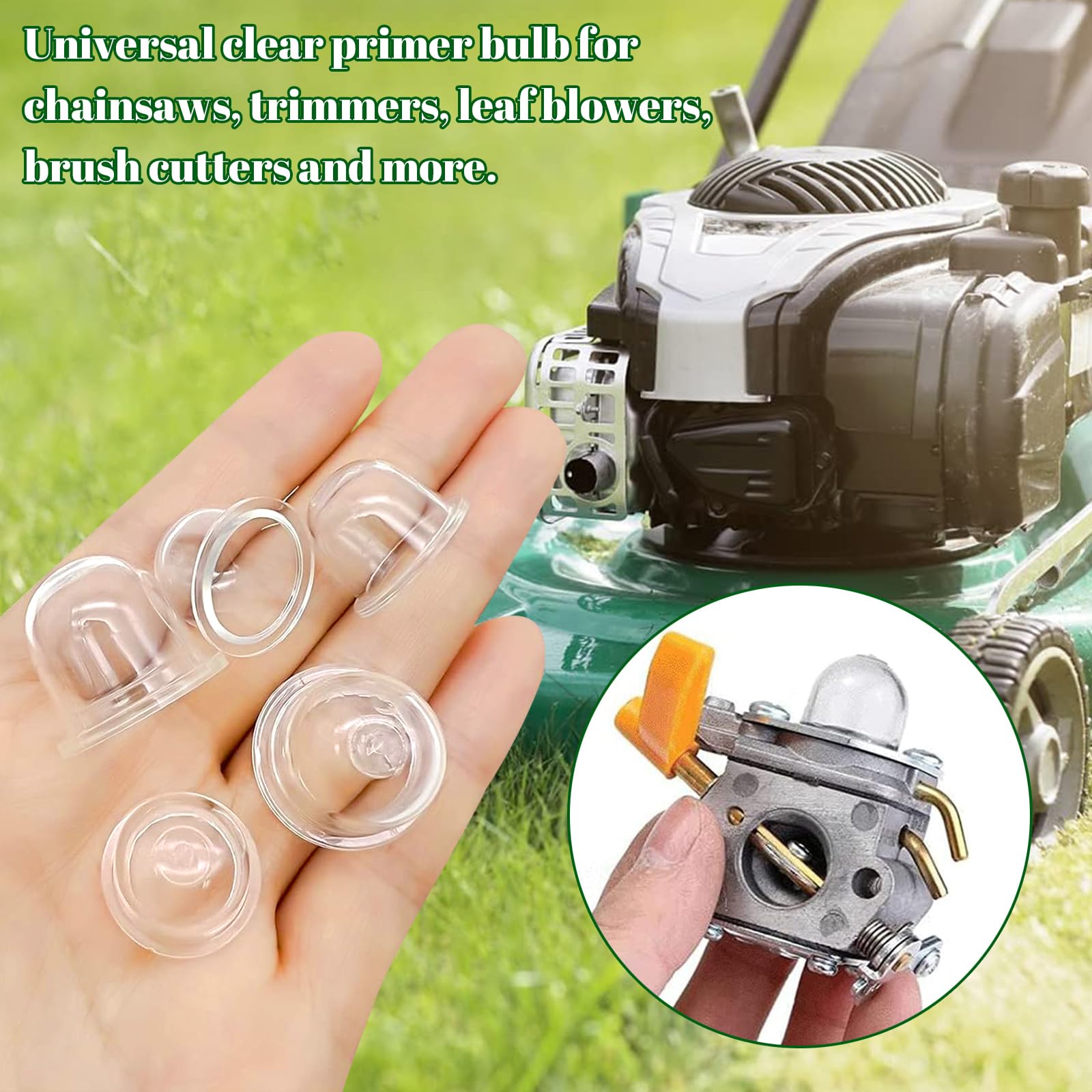 Pompe Amorçage Compatible Avec BS 793382 Poire Ampoule Carburant Tondeuse Débroussailleuse