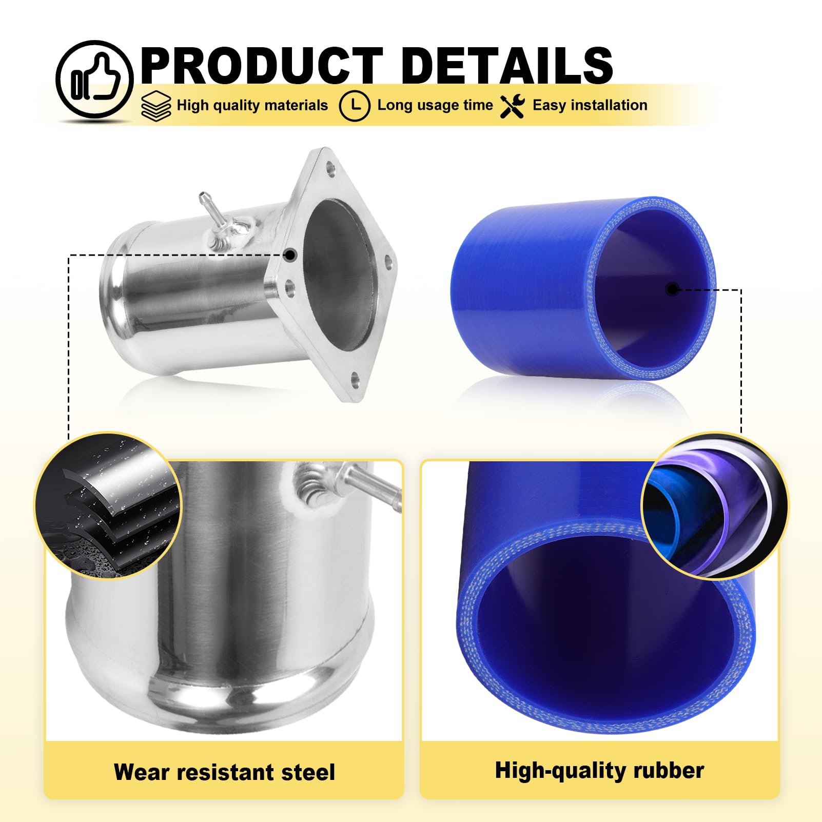Kit Supresión EGR para Mercedes-Benz E300 W210 S210 OM606 3.0 TD 1995-2002, Kit Eliminación Válvula Aluminio