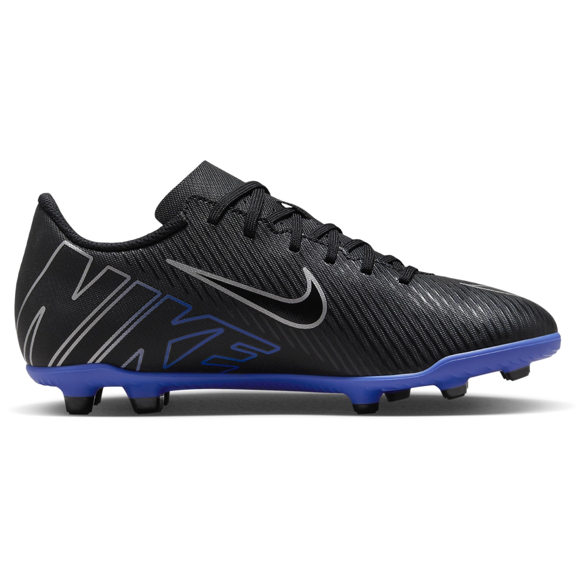 Nike Nike Jr Mercurial Vapor 15 Club Black/Chrome-Hyper Royal Chaussure de footballMixte Enfant