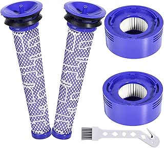 V8 Animal Filter Replacements for Dyson V8 Absolute, V8 Carbon Fiber, V8 Motorhead, V8+, V7 Absolute, V7 Animal Plus, V7 Animal Pro, V7 Trigger Pro Vacuum, Compare to Part # 965661-01 & 967478-01