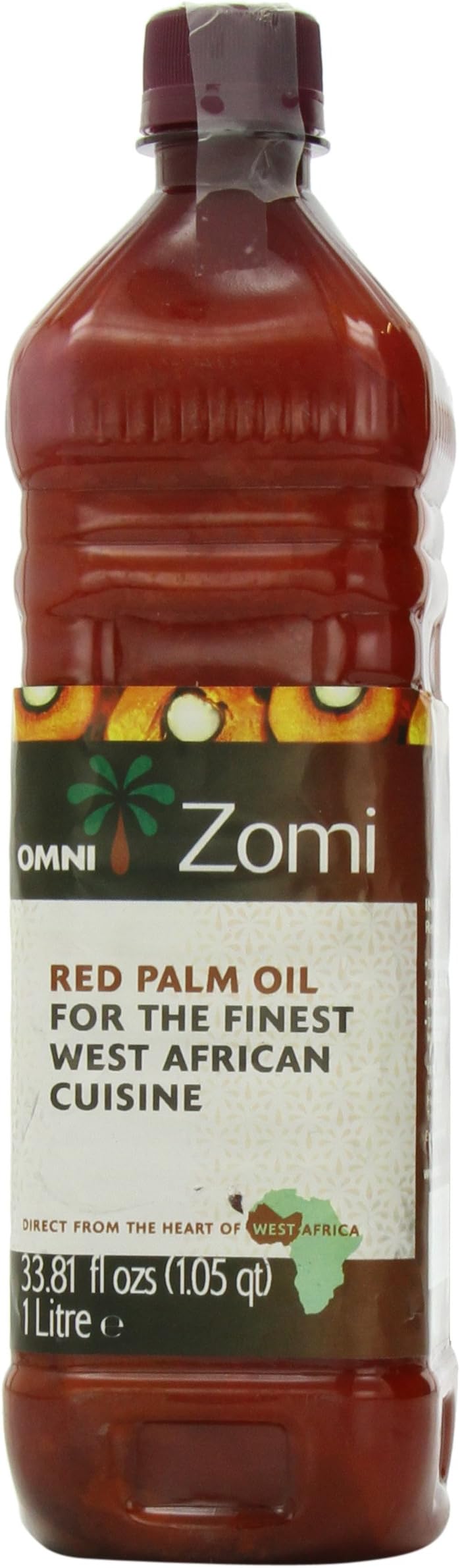 Omni 100% Natural Unrefined Red Palm Oil 1 Litre