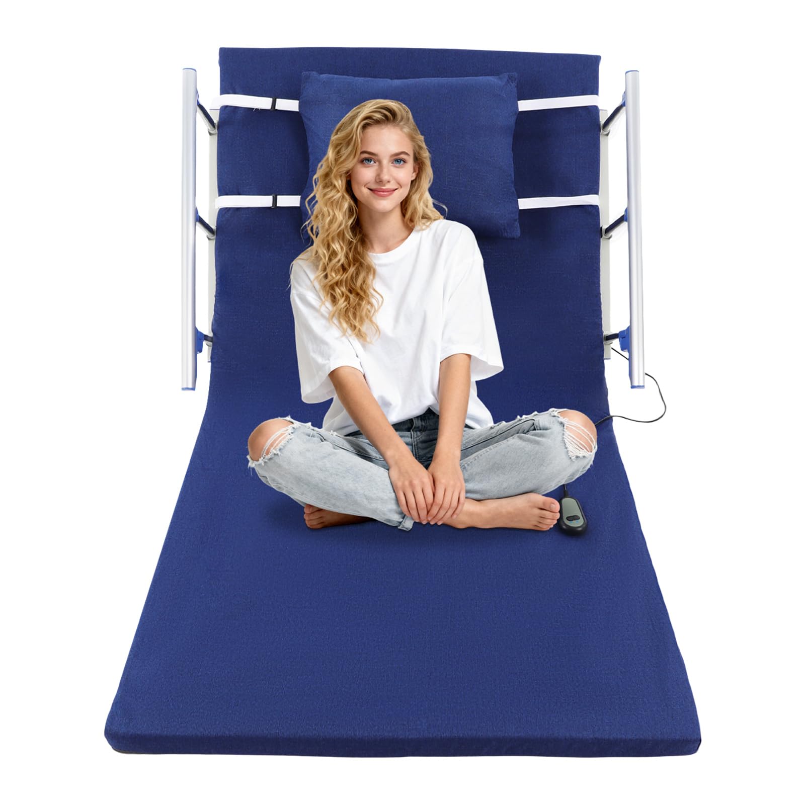 Schienale elettrico per letto, 150 kg, da 2 a 80°, con cuscino
