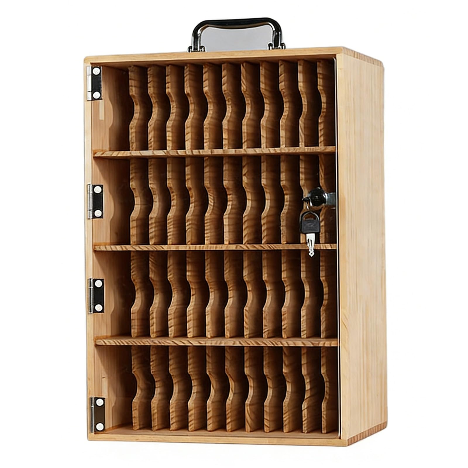 Casier de téléphone portable en bois pour classe et bureau armoire sécurisée