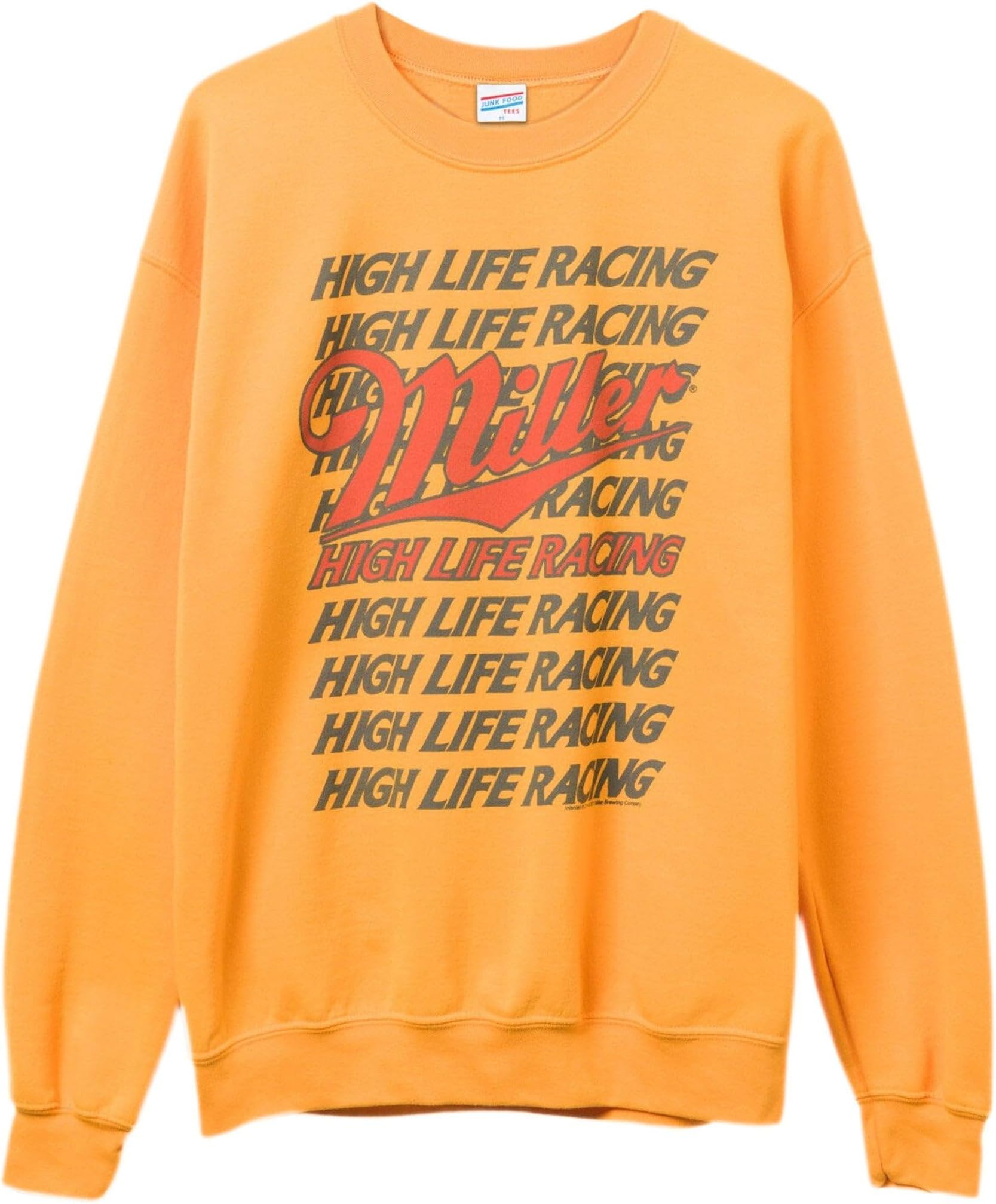 JUNK FOOD CLOSETMiller High Life Racing Logo Flea Market Fleece